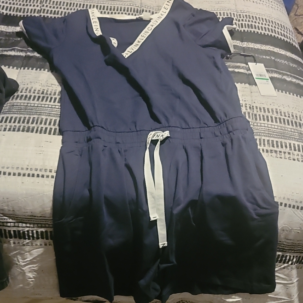 Calvin Klein Womans Navy One Piece